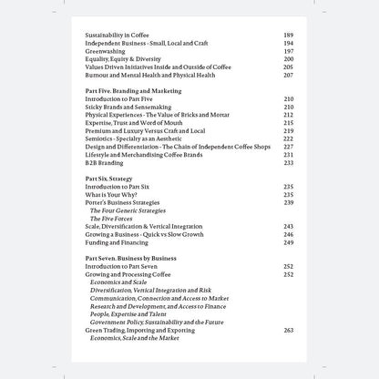 THE BUSINESS OF SPECIALTY COFFEE